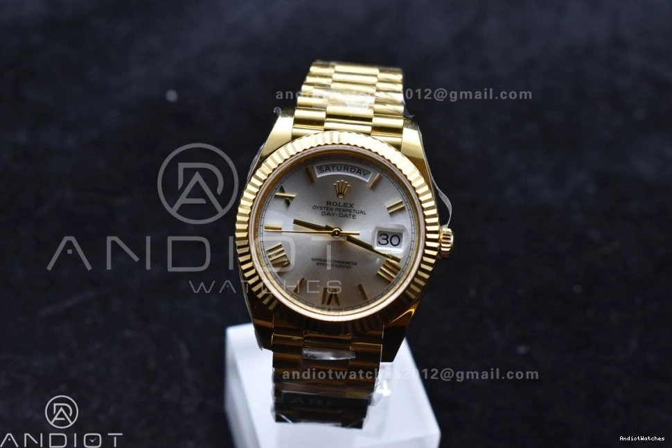 ZeroBulk Weight) Edition 1:1 Silver President Bracelet 664 YG 40 VR3255 (Gain On Roman 228238 Date Best ARF Dial Day 0102